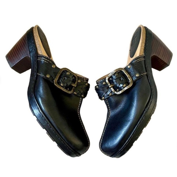FRYE Candice Woven Clog Heels - Picture 1 of 13